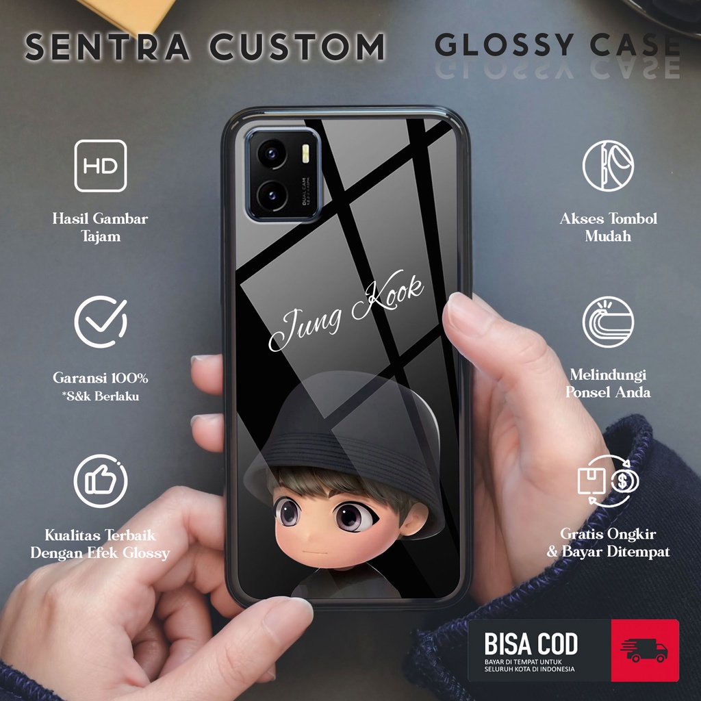 Hardcase Softcase Oppo A1K A16 A95 A54 A16K A55 5G Casing Glossy Case 2D Motif Motif K-POP Casing An