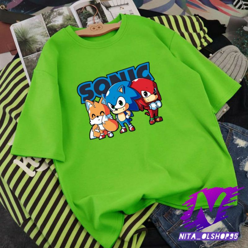 baju kaos anak atasan anak baju sonix the movie spesial