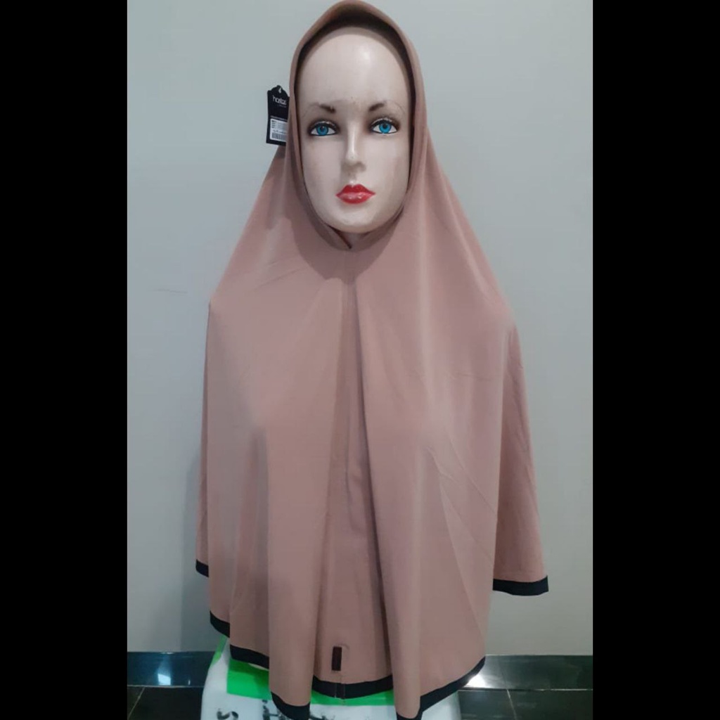 JILBAB BERGO Kerudung hijab khimar krudung INSTAN JERSEY P XL