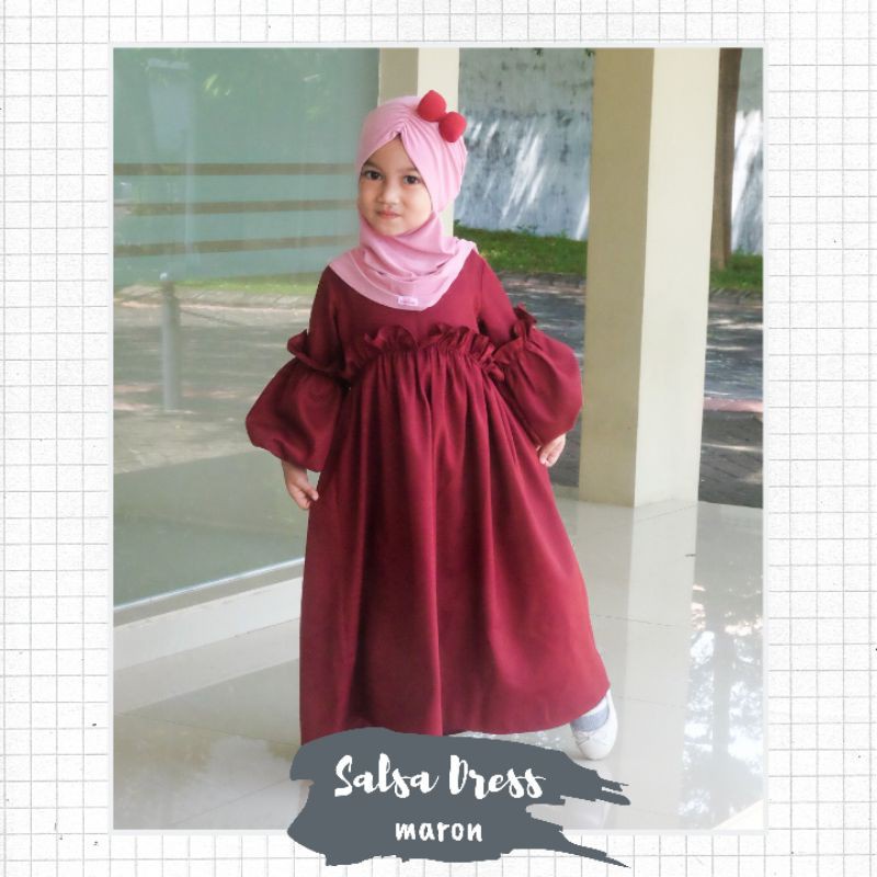 Grosir GAMIS KATUN JEPANG ANAK MODEL SUSUN SERUT REMPEL / BAHAN KATUN JEPANG