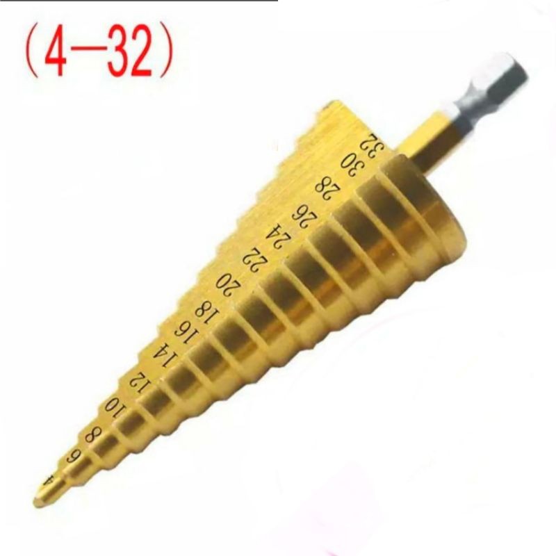 STEP DRILL MATA BOR BESI PAGODA KERUCUT DRIL 4 - 32MM