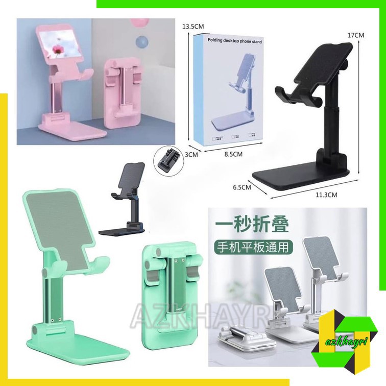 Folding Desktop Phone Tablet Holder Stand Docking HP