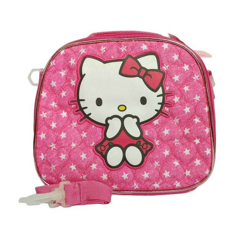 Foil Lunch Bag Tas Selempang Backpack Anak - Bright Pink