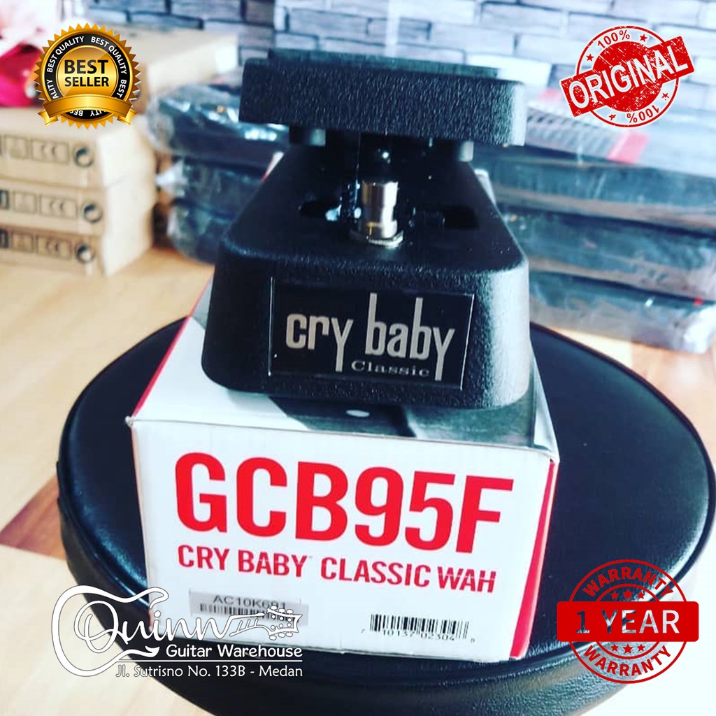 Efek Gitar DUNLOP CRY BABY CLASSIC WAH  GCB95F BERGARANSI