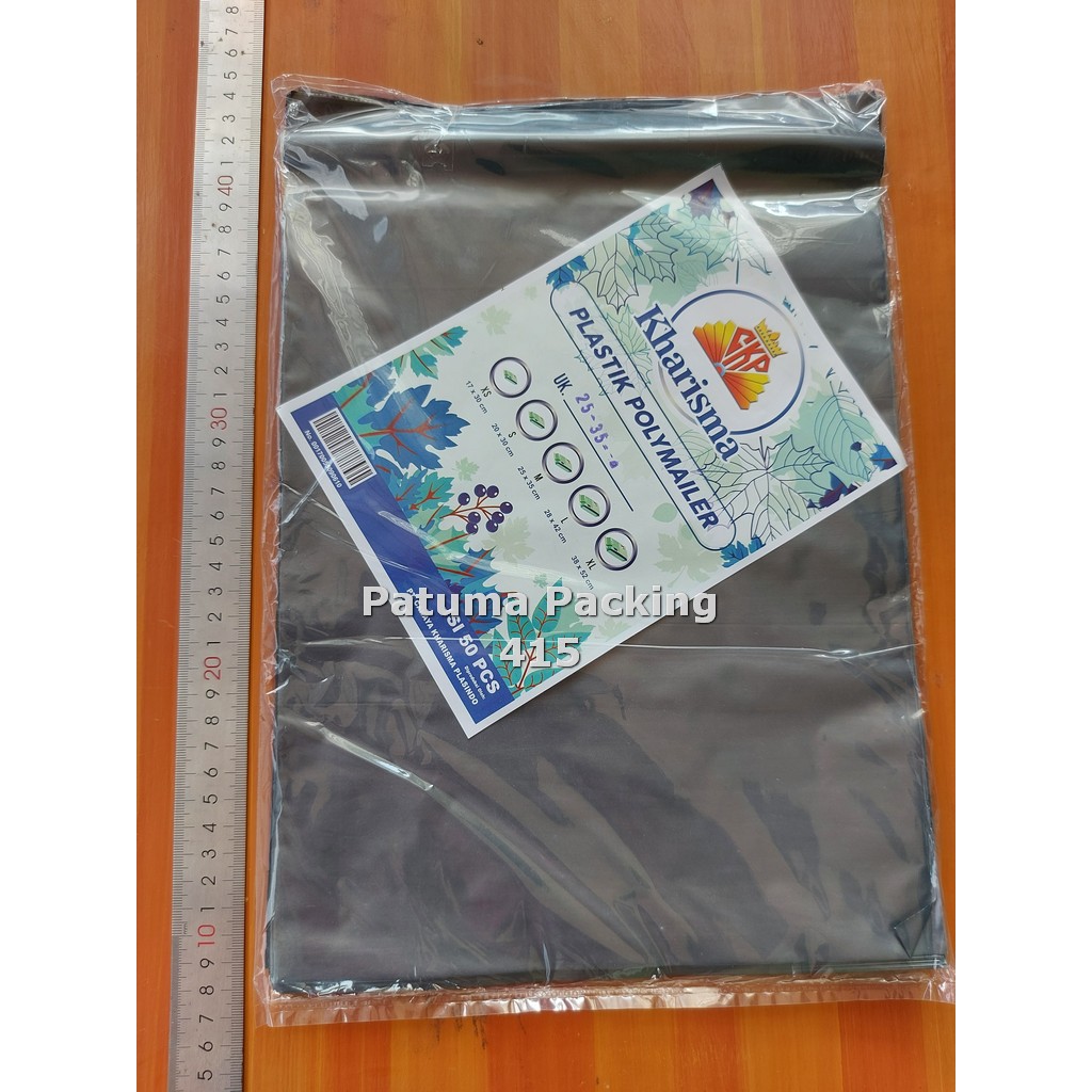 Plastik Polymailer 25x35 Silver Abu Abu Polimer Packing Berkwalitas