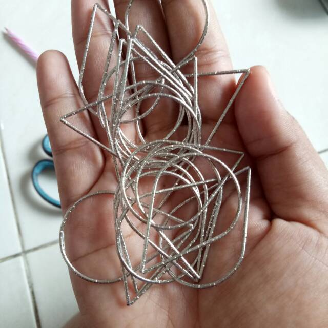 Ring tetes silver/25biji