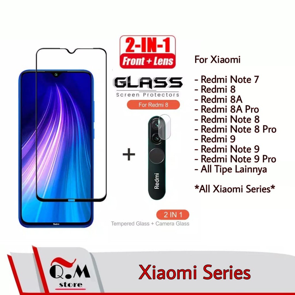 Tempered Glass Xiaomi Redmi Poco X3 GT / Poco F3 / Poco M3 Pro / Poco M3 / Poco X3 / X3 NFC /9 /8/8A/8A Pro/Note7/8/9/8 Pro/9 Pro/9C