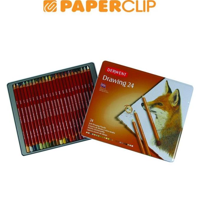 

PENCIL DERWENT DRAWING 24 COLOURS 0700672DW ---READY---