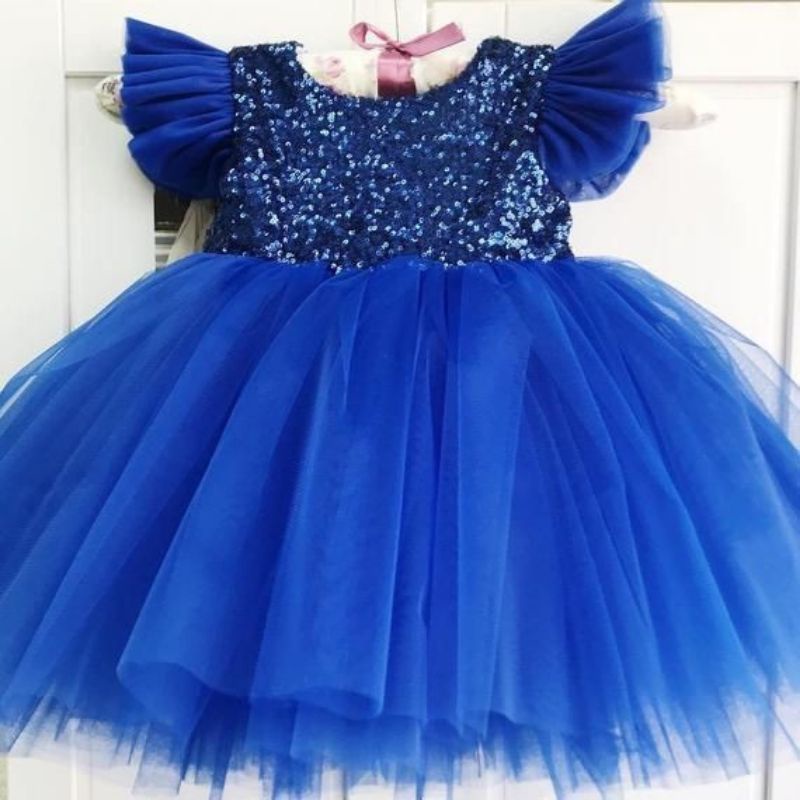 dress samanta tile 1000payet squin baju anak perempuan dress pesta