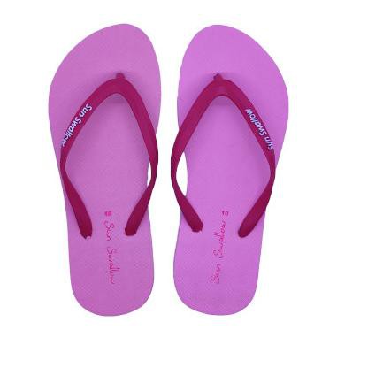 ✻ Sandal Jepit Sun Swallow Ladies Soft - 9.5, Kuning ➷