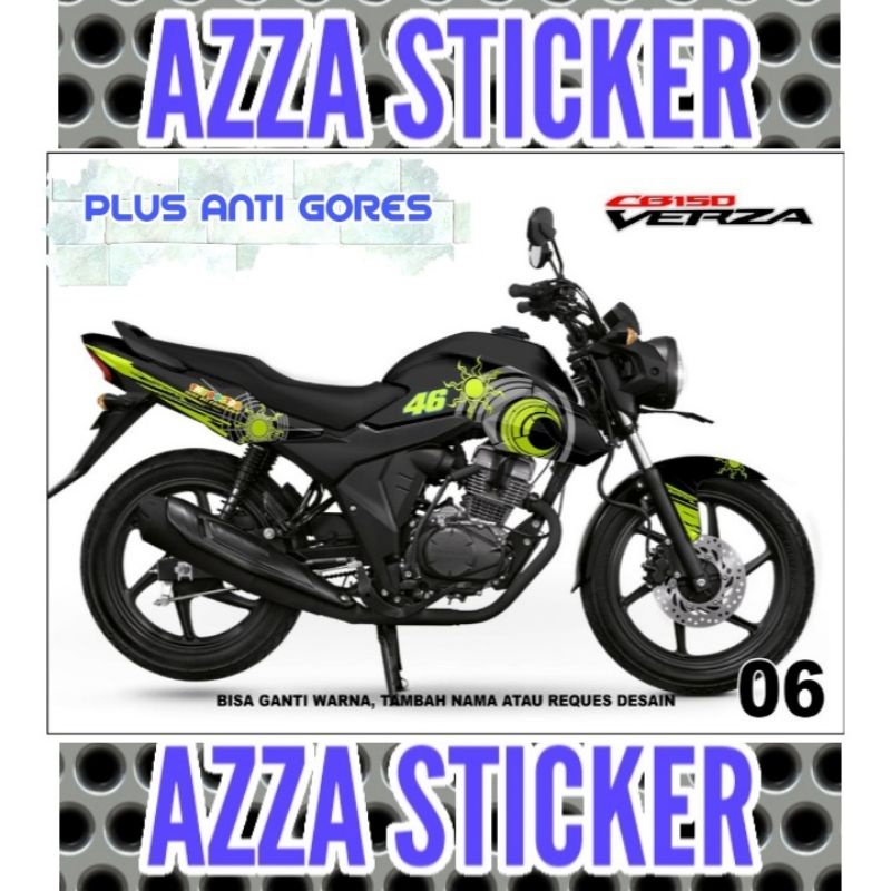 Stiker Dekal Verza Cb 150 Striping Motor verza cb 150 Full body Sticker Decal Motor verza cb 150 Dek