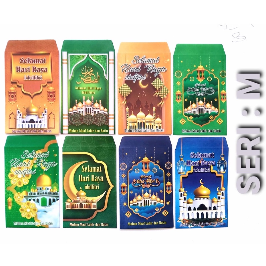 Amplop Lebaran Idul Fitri ISI 10 Pcs Grosir Motif Karakter Lucu