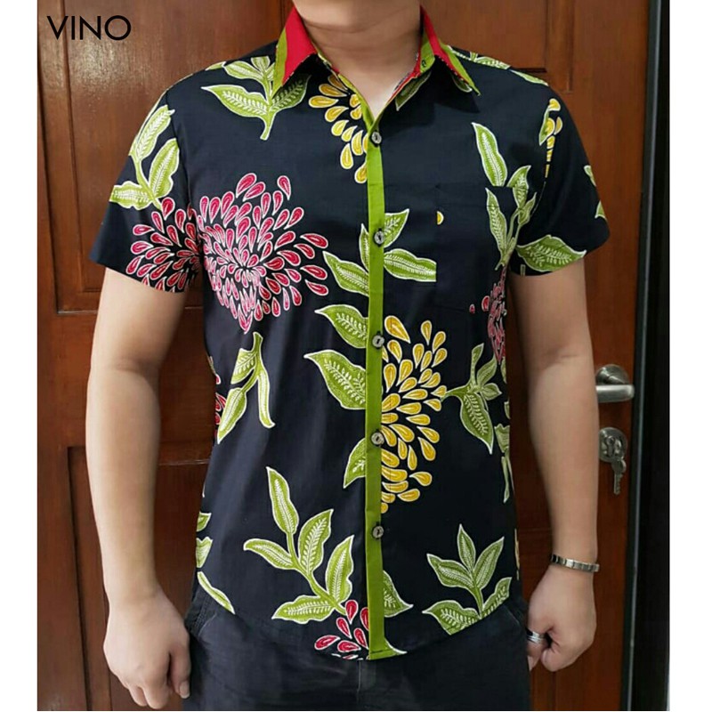 VINO MAN STANDAR &amp; JUMBO - Kemeja Batik Pria