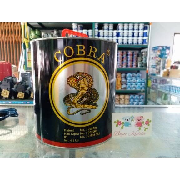 

THINNER COBRA HITAM 5 LITER (MJS) THINER CAT MINYAK KAYU GALON