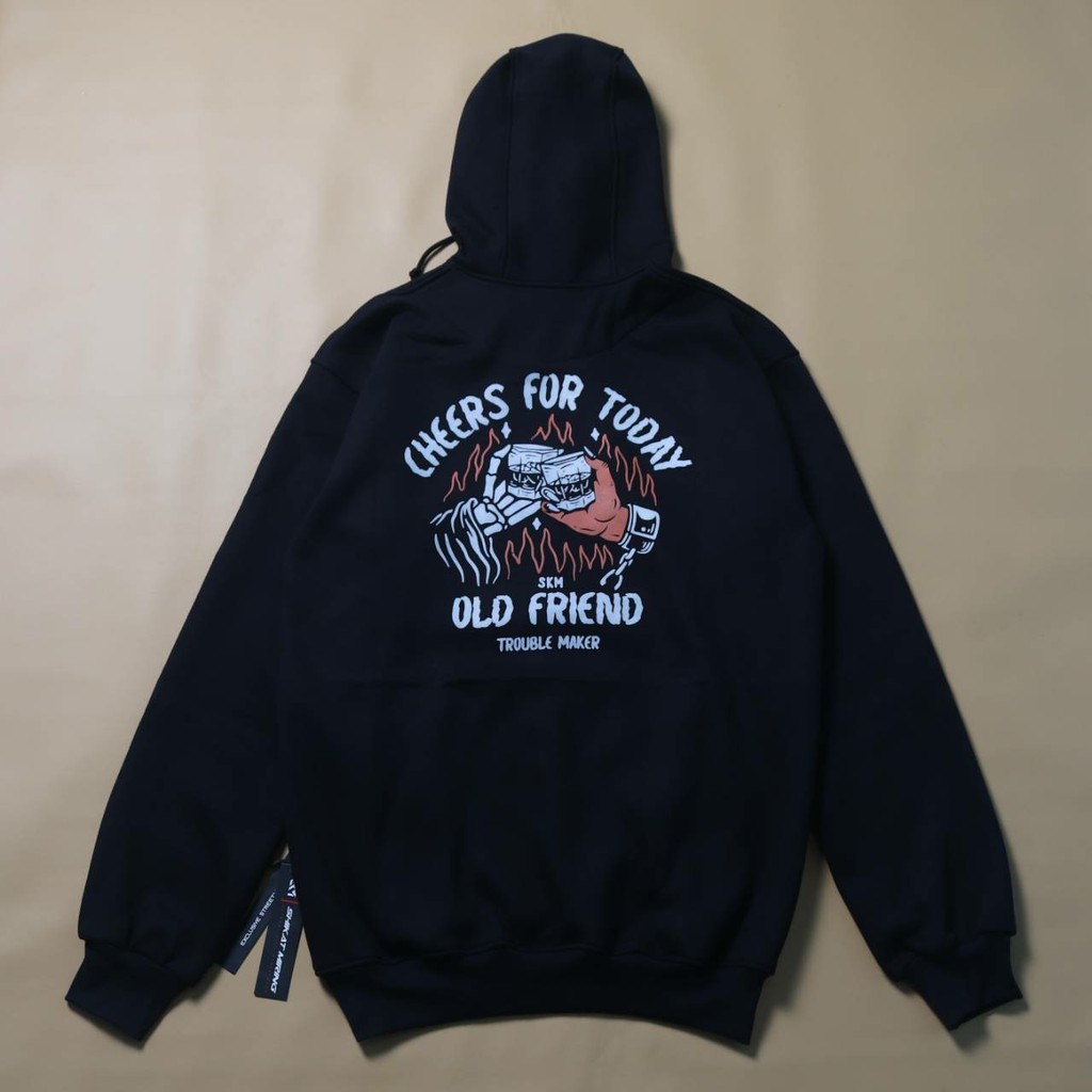 JAKET SWEATER HOODIE FS SKM OLD FRIEND UNISEX PREMIUM QUALITY