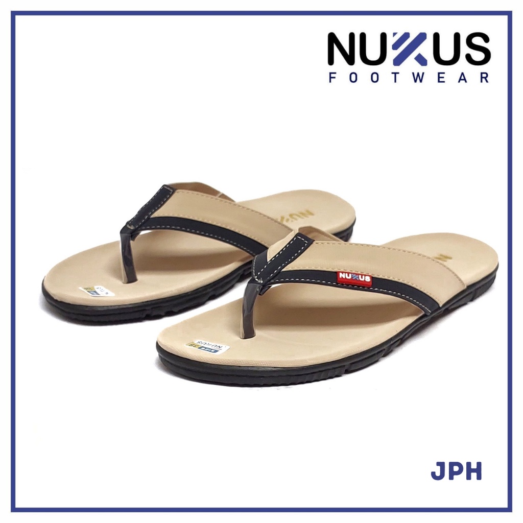 Nukus Sendal Jepit Pria Hamberg Navy - JPH