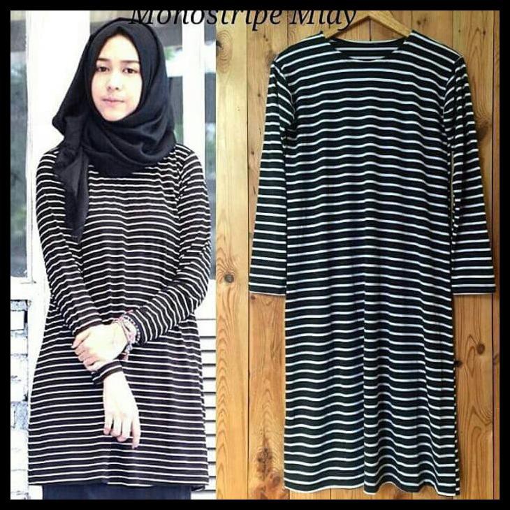 Hot Promo Atasan Wanita Baju Fashion Steva Tunic Oversize Jumbo - Putih Pengiriman Cepat