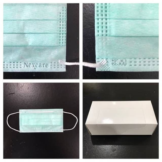 Masker Nexcare 3M 3ply bukan Masker Sensi 1 box isi 48pc 100% ORIGINAL