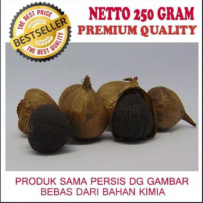 

BLACK GARLIC BAWANG TUNGGAL 250 GRAM BAWANG HITAM LANANG MURAH