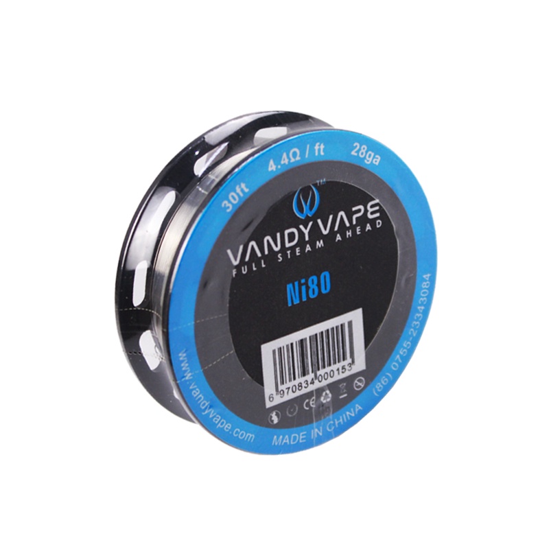 PROMO Vandy Vape Wire Pure Nickel Ni80 28 GA 30 Feet [9.15 Meter] KlikVapebandung