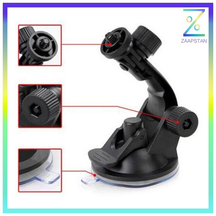 Suction Cup Car Holder Mobil Kamera Aksi for GoPro / Xiaomi Yi / Xiaom