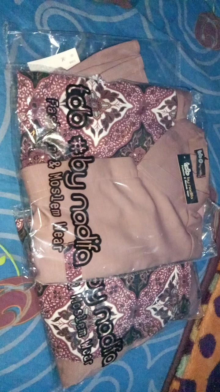 Gamis Remaja Couple Pasangan Gamis Lamaran Motif Batik Kombinasi Balotelli Premium Gamis Syar I