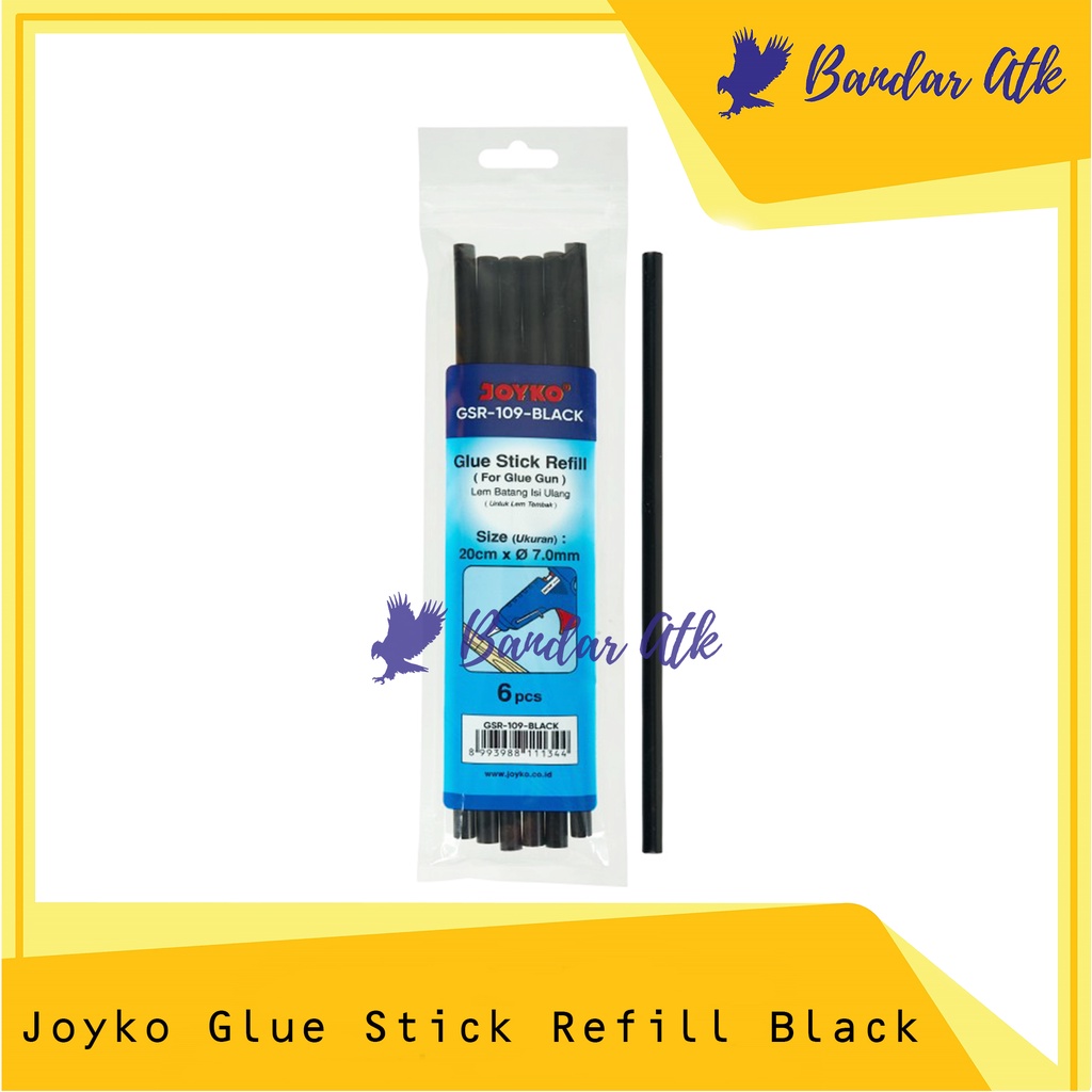 

JOYKO Glue Stick Refill GSR-109 Black Isi Lem Tembak Hitam [1 PACK]
