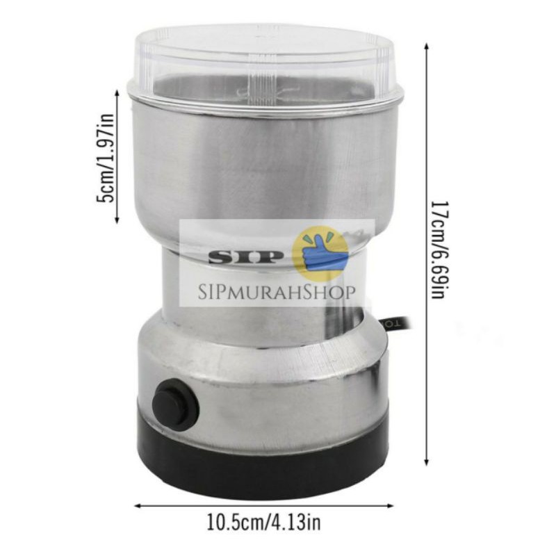 Penggiling Kopi Electric Coffee Grinder Blender Bumbu Dapur / Blender Alat  Penggiling Kopi Obat Biji Kacang Bumbu Dapur Electric / Blender Kopi Penghalus kopi Penghancur Kopi Merk Nima / BLENDER PORTABLE / BLENDER 150W PENGHALUS BUMBU GRINDER PENGHALUS