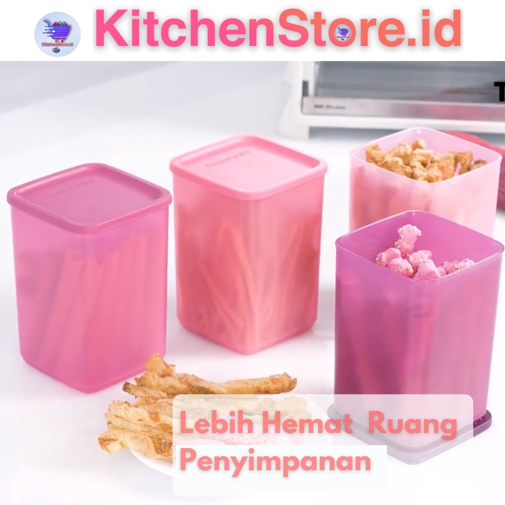 TOPLES KOTAK PANJANG PENYIMPANAN CALISTA JASMINE 4 PCS FOOD CONTAINER SET PLASTIK KULKAS SET TEMPAT BUMBU MAKAN SAYUR FOOD CONTAINER WADAH SAJI KUE TOPLES PENYIMPANAN BUAH TOPLES TEBAL TOPLES KEKINIAN