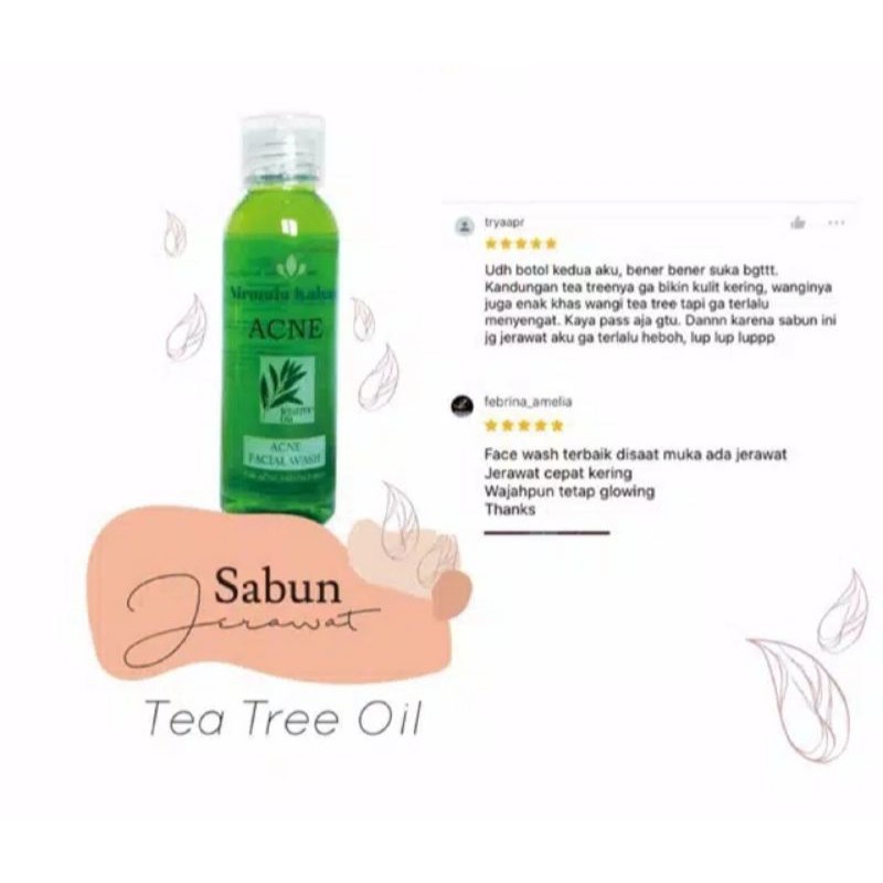 Sabun Wajah Jerawat Acne TEA TREE OIL Isi 100ml