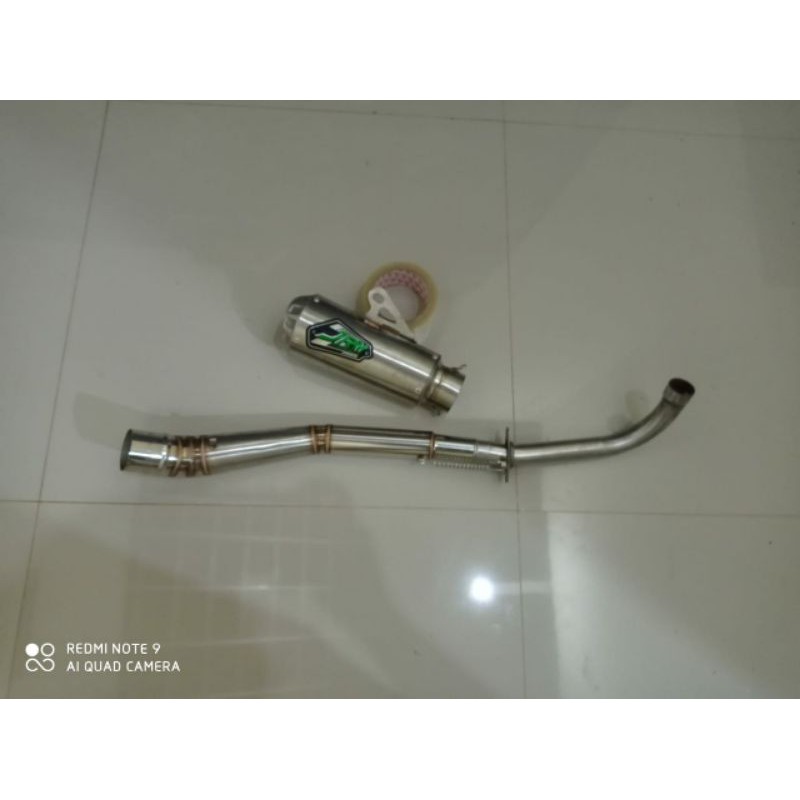 KNALPOT RACING BEBEK JRM VEGA.  KNALPOT VEGA R ZR RACING STANDAR BLARR KNALPOT BEBEK