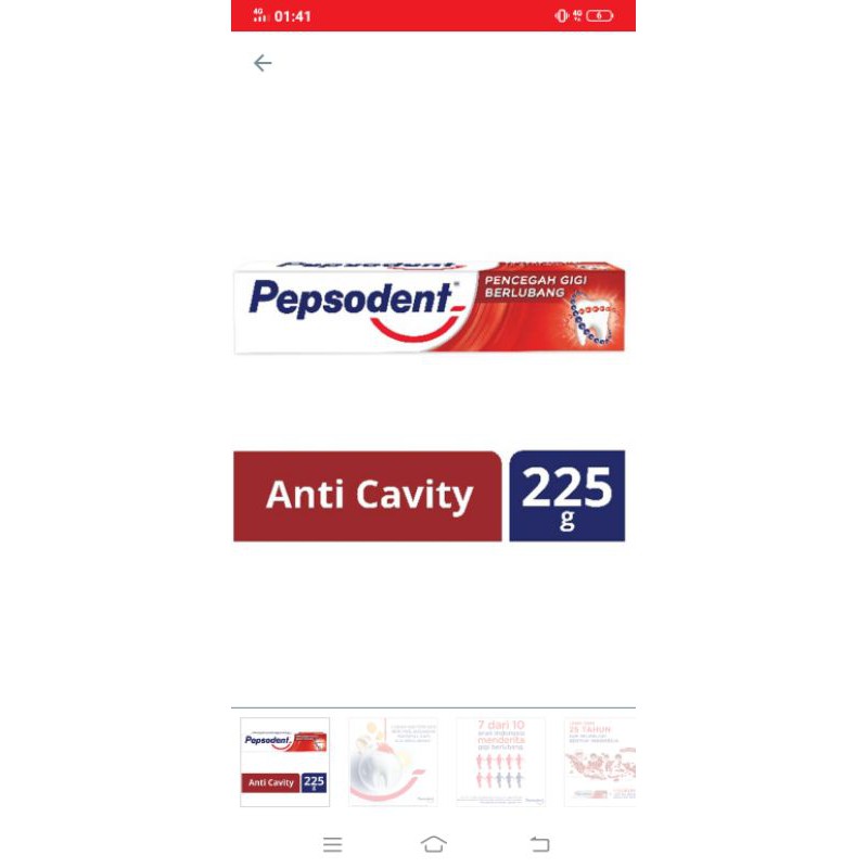 Pepsodent 225g