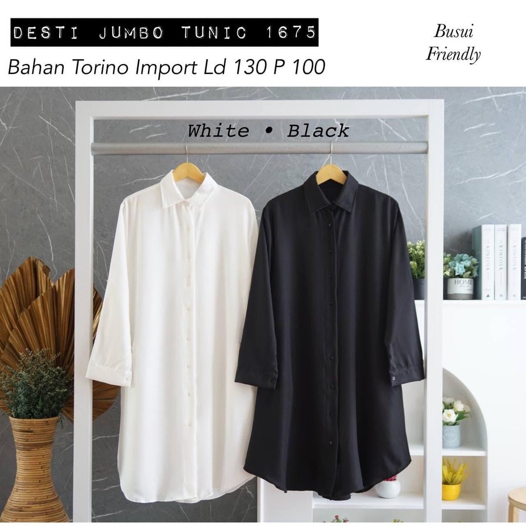 DESTI JUMBO TUNIK / KEMEJA JUMBO