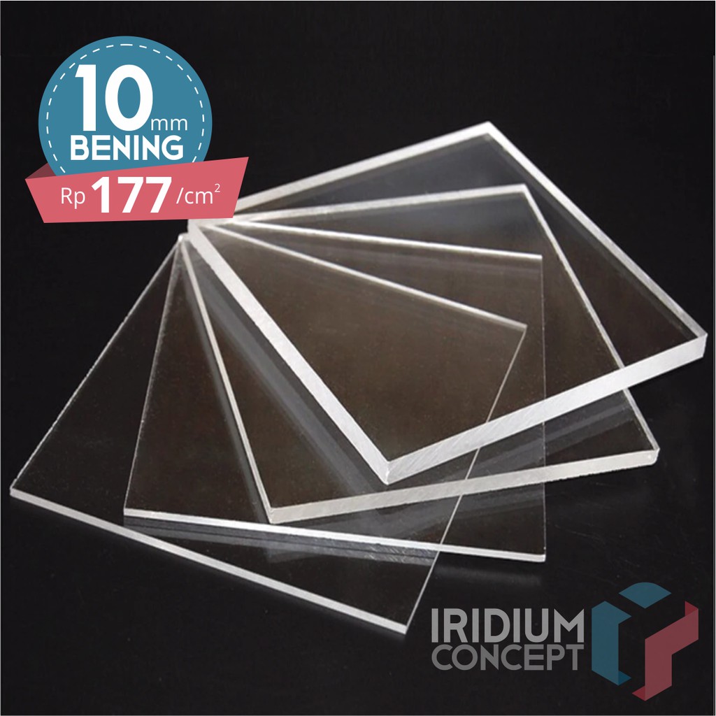 Akrilik Lembaran Bening 10 Mm / Acrylic Sheet Transparent 10mm Custom ...