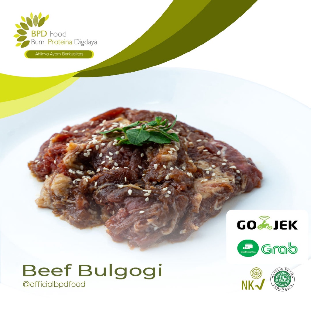 

BEEF BULGOGI AUS (250GR) DAGING SAPI SIAP MASAK HALAL PREMIUM