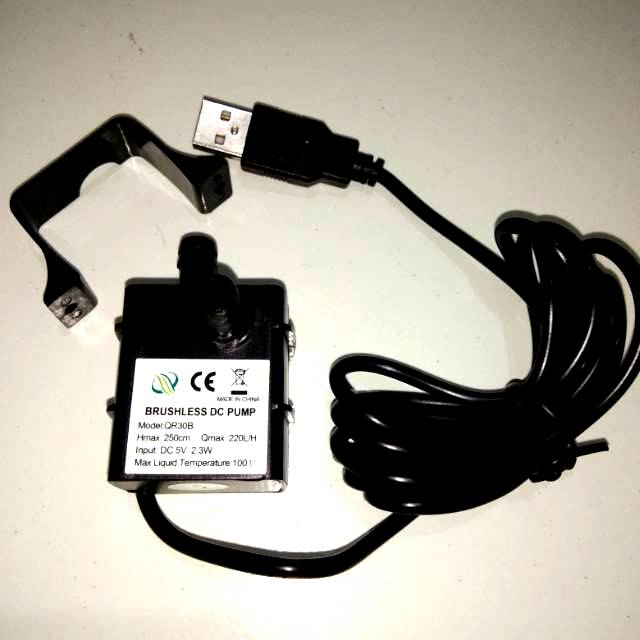 Pompa air celup MINI 5V DC USB submersible pump