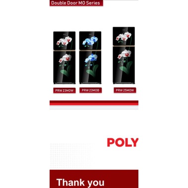 KULKAS POLYTRON PRW 23MO/23MT  2PINTU