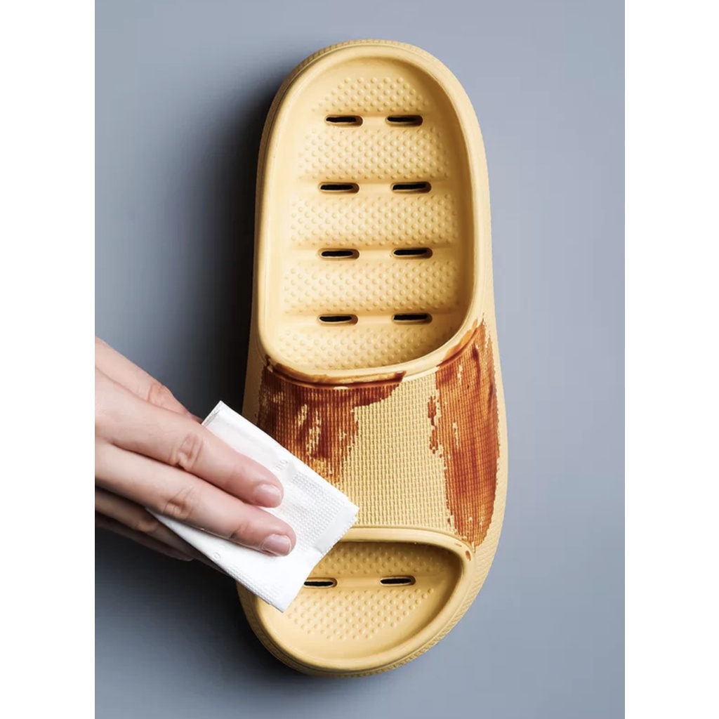 【TEC】Sandal 4.5CM HOLES EVA color indoor outdoor Rumah Kamar Mandi Anti Slip Sandal Kamar Mandi Anti Selip Tebal Cepat Kering Sandal Indoor Sandal Kolam-3