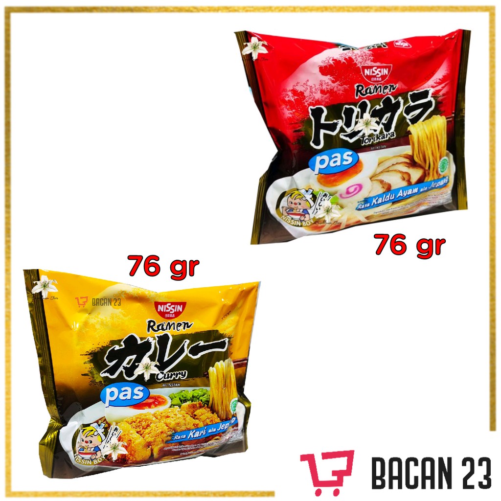 

Nissin Ramen Ala Jepang (76gr) - ( Kaldu Ayam - Kari - Takoyaki ) / Mie Ramen Instant / Bacan 23