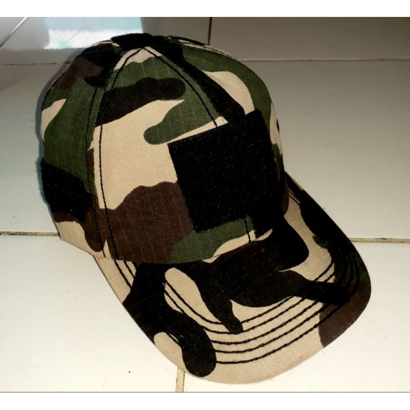 topi baseball pria army loreng bahan ripstop topi laki motif army hijau topi snapback pria tentara