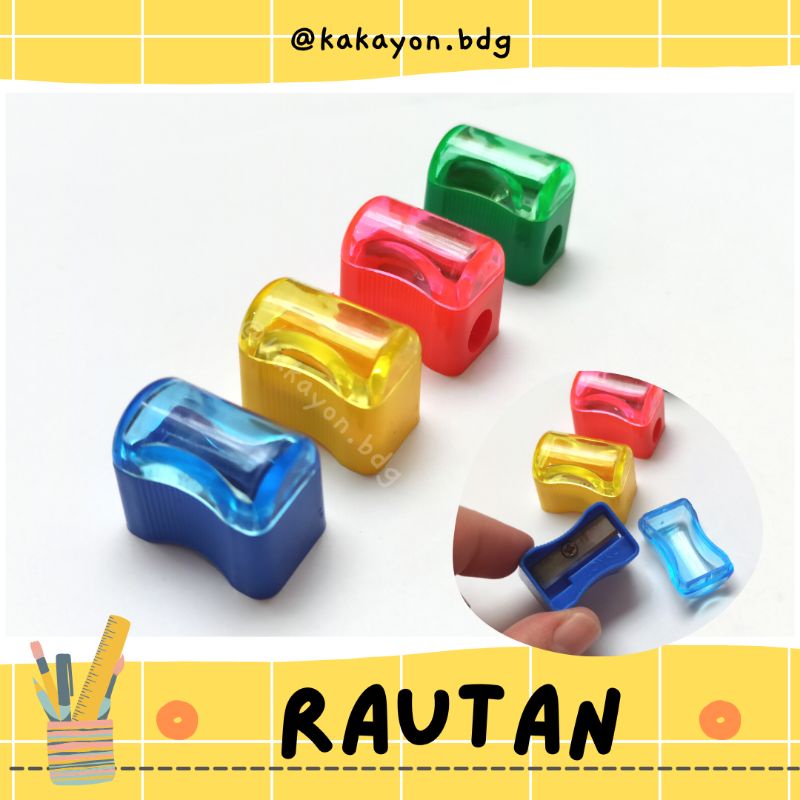 

[READY] Rautan/ Sharpener/ Alat Tulis Stationery Unik (PILIH WARNA)