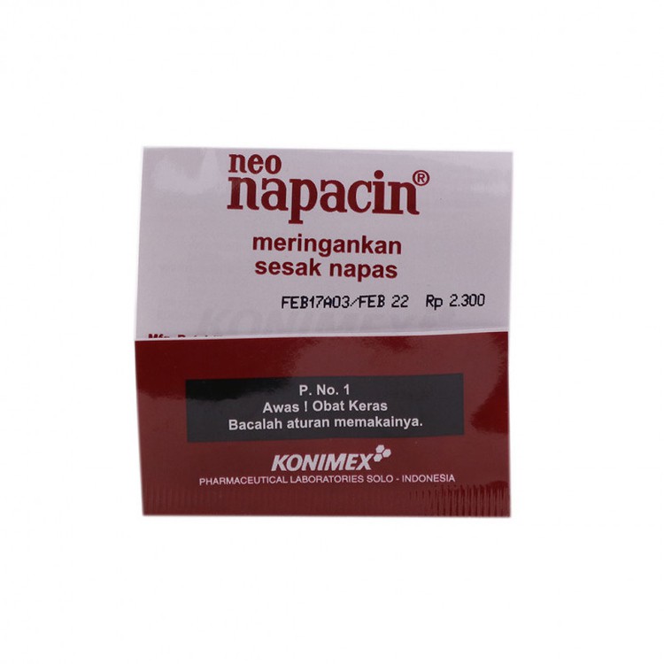 NEO NAPACIN STRIP ISI 4 TAB/ MEREDAKAN SESAK NAPAS-1