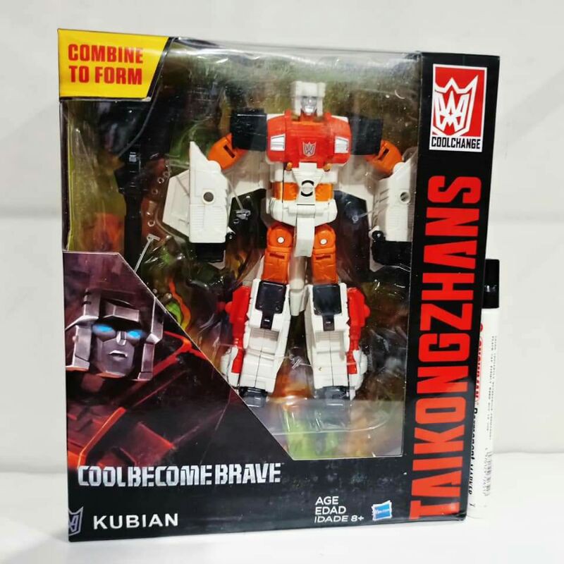 Mainan figure Transformer silverbort combiners wars Coolbecomebrave boxSilverboltTaikongzhan