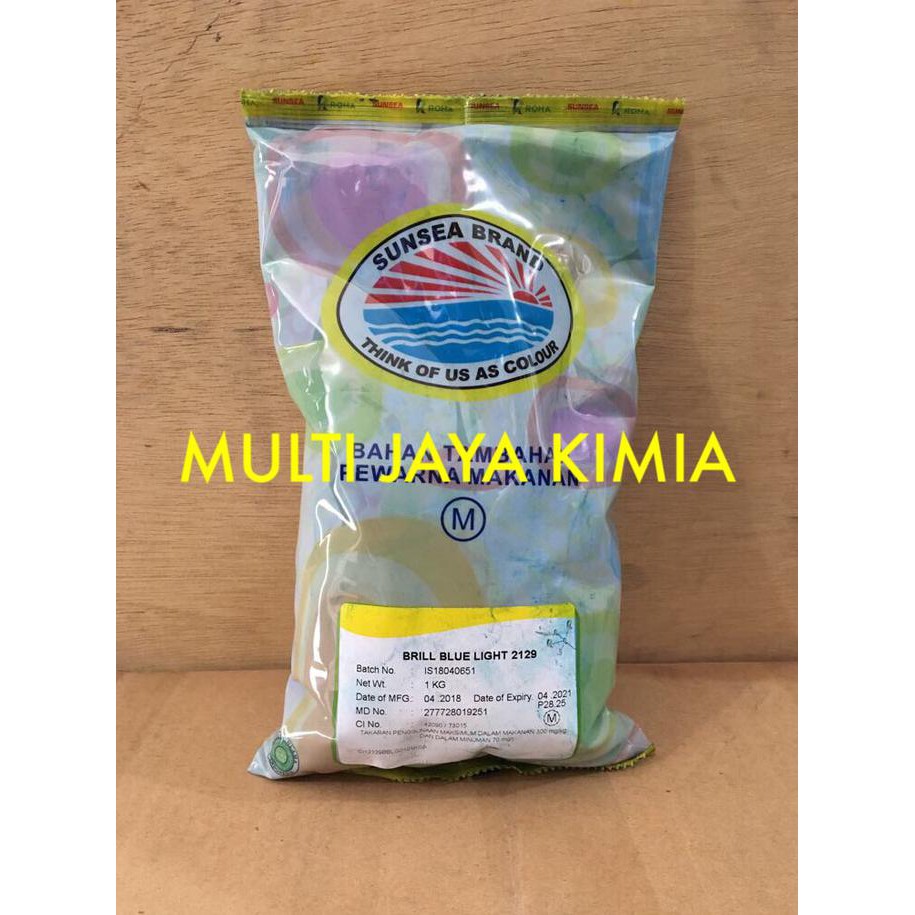 

Toko-Bahan-Kue- Pewarna Makanan Brill Blue Light 2129 1Kg -Terlengkap-Termurah-Dijamin.