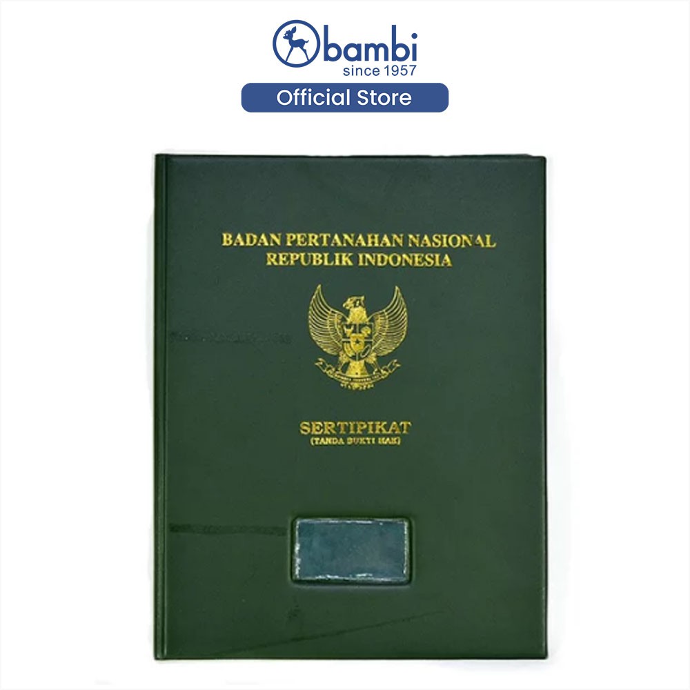 

Bambi Cover Document Sertifikat Tanah ATR-BPN Original