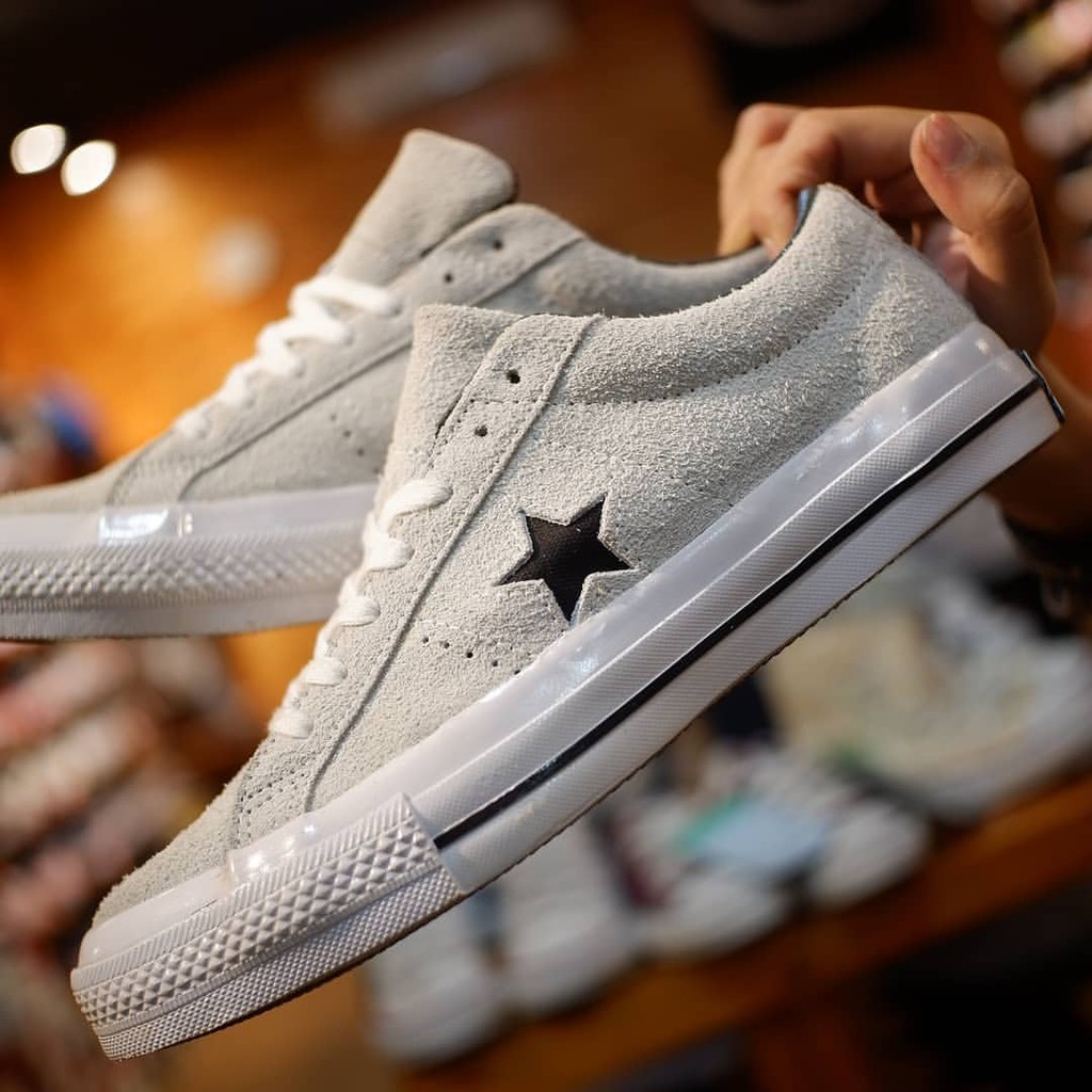 one star converse grey
