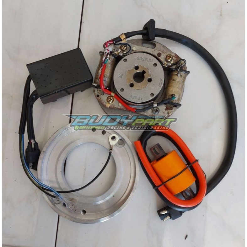 pengapian rm upgrade rxking magnet rm pnp rxking pengapian rm sudah upgrade spull lebih bagus stabil