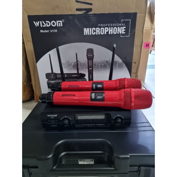 Wisdom u135 u 135 mic wireless wisdom garansi original