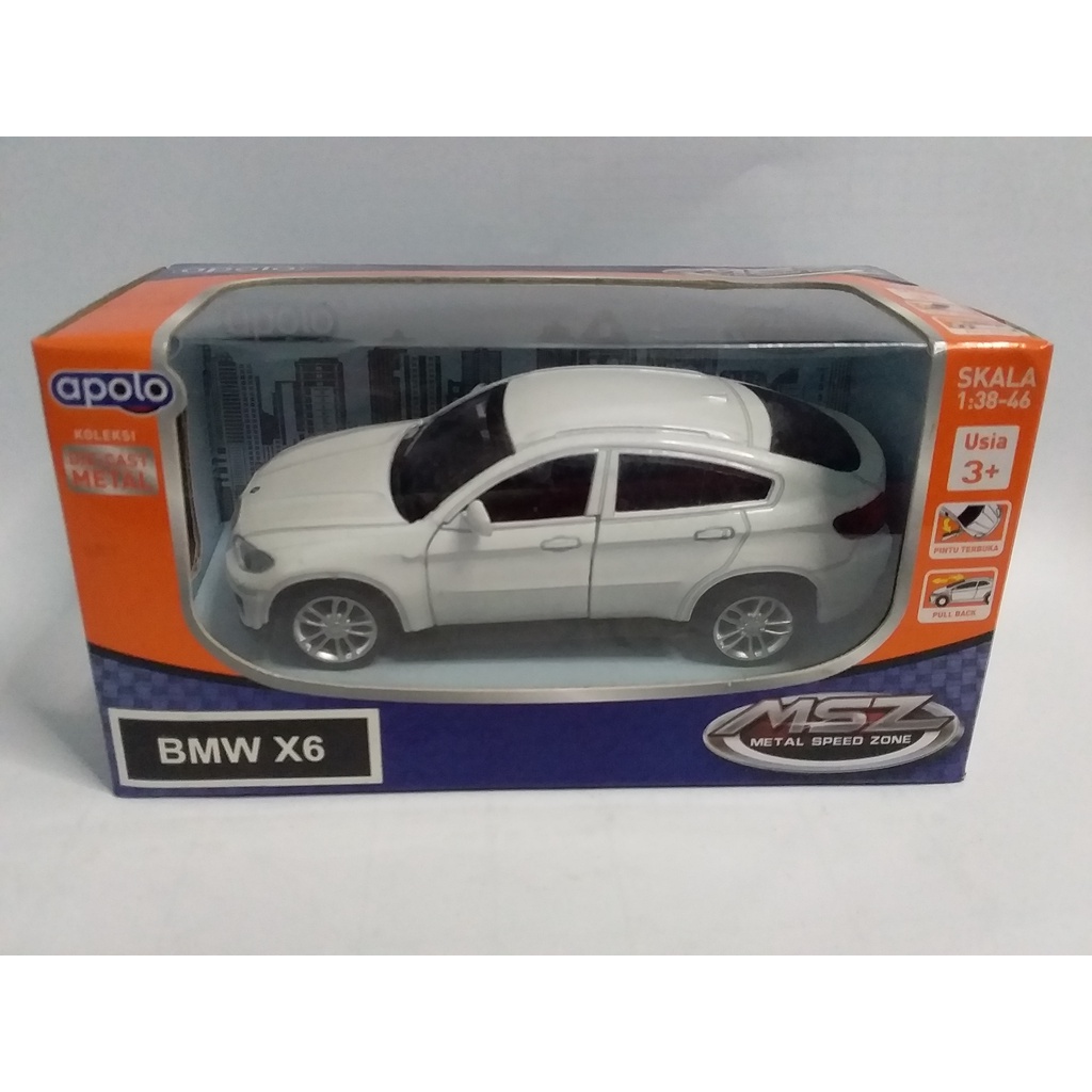 Diecast APOLO MSZ BMW X6 Koleksi Mainan Anak