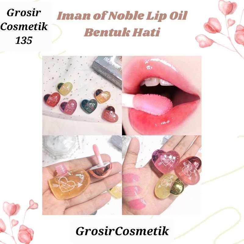 LIPGLOSS IMAN OF NOBLE MODEL 𝗛𝗔𝗧𝗜 [HARGA ECER]